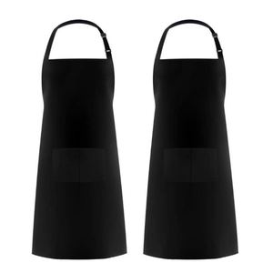 Wholesale Custom Retro Style Half Waist <b>Kitchen</b> Bib <b>Apron</b> Restaurant Staff Uniforms with Printed & Embroidered Logo - Product Image 2