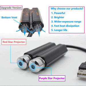 USB Night <b>Light</b> Star <b>Projector</b> Interior Car Roof <b>Lights</b> Adjustable Romantic Portable Ceiling Star <b>Projector</b> Decorations for Car - Product Image 2