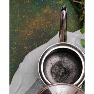 ชุดกาน้ำชาเชฟฟิลด์พร้อมลวดลายแบบคานยื่น วัสดุอาร์เจนโต ราเม หูจับสีงาช้าง - Product Image 3