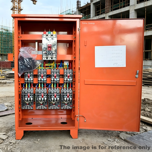 Caja de Distribución Metálica Naranja de Alta Resistencia para Alimentación Temporal en Obras, IP65 Resistente a la Intemperie con Caja de Seguridad con Cerradura - Product Image 4