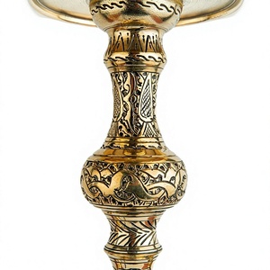 Cachimba Egipcia Khalil Mamoon Shika Skyrim de Latón – 36 cm, con Tallo de Latón Grabado con Motivos de Dragón y Runas - Product Image 5