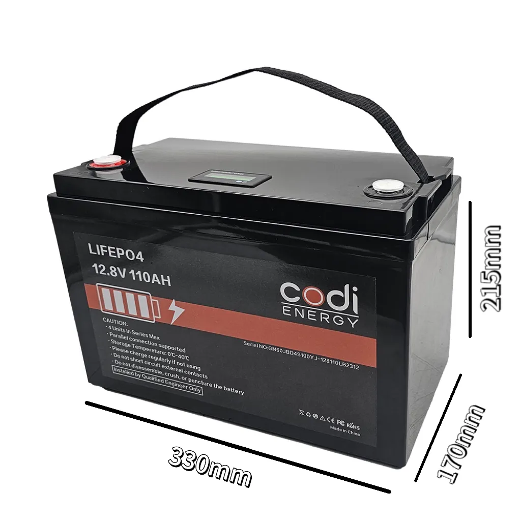 Groothandel Hoge Veiligheid En Stabiliteit Lifepo4 Batterij 12V 120ah Diepe Cyclus 12.8V Zonne-Energie Lithium Ion Batterij Pack Met Bms