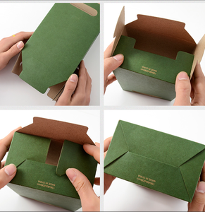 Đảng ủng hộ điều trị hộp giấy Hộp quà tặng có thể gập lại tùy chỉnh kích thước Matt cán thực phẩm dùng một lần lớp đám cưới sinh nhật tốt nghiệp - Product Image 5