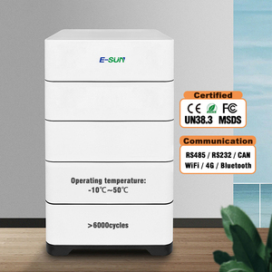 ESUN Hogar 10kW Todo en Uno Sistema de Almacenamiento de Energía Apilable 5kW Salida 48V 200Ah LiFePO4 Batería IP65 CAN Bus Comunicación - Product Image 1