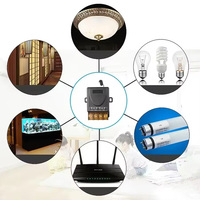 Interrupteur à distance sans fil RF 433Mhz, AC75-220V 30A, émetteur DC 12V, bouton marche/arrêt, télécommande pour pompe à eau, moteur, lumière LED