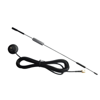 Antenne 4G noire 12dBi pour voitures, camions, bateaux, 700-1800-2700MHz, antennes de communication à ventouse