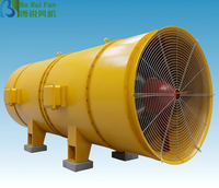 Ventilateur de ventilation de tunnel industriel à haut débit d'air, robuste, électrique, OEM/ODM pour projets routiers