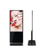 Kiosque d'affichage publicitaire LED couleur 55'' avec écran LCD, puces SMD, écran mobile vidéo pour centres commerciaux, vente au détail, support ODM, 3 ans, 450 cd/m²