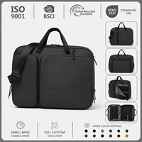 Maletín de negocios Retro de Nueva Inglaterra para hombre, bolsa impermeable para ordenador portátil de nailon, bolsa de mensajero de viaje de trabajo de gran capacidad