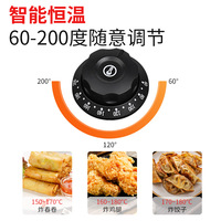 Friteuse électrique commerciale HUAZE à poser sur comptoir - Friteuse professionnelle en acier inoxydable à panier simple/double avec égouttoir 2500W