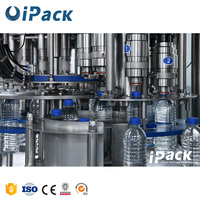Machine à laver semi-automatique de remplissage d'eau pure potable de tasse de bouteille de 20 litres de structure compacte
