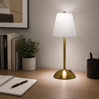 Lampe de table LED rechargeable à intensité variable, 3 modes de couleur, lampe de chevet sans fil avec fonction mémoire pour la chambre à coucher, décoration de la maison
