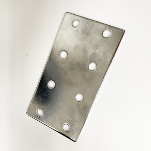 80140 Aluminum Profile Straight Connector Plate 4040 External Connector For Iron Plate Home Improvement Hardware - Product Image 1
