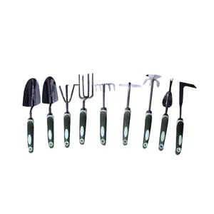 Canpro Wholesale Professional custom garden tools sale, 9 Piece Aluminum Heavy Duty Hand Home Agricultural Garden Hand Tool Set