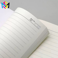 Carnet personnalisé OEM en gros : Carnet en tissu avec reliure cousue et logo gaufré personnalisé pour cadeaux d'entreprise et papeterie