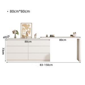 Coiffeuse Ménage chambre moderne simple seau armoire une table de maquillage crème vent petit appartement rétractable - Product Image 3