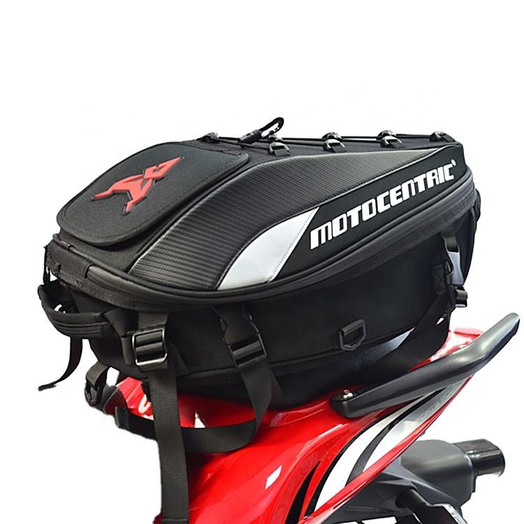 Borsa Posteriore Moto MIGHTYDUTY - Pelle PU Impermeabile, Multifunzionale, Per Viaggi