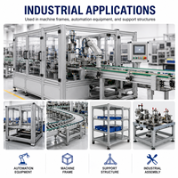 Composant de support en aluminium CNC de précision sur mesure pour équipement d'automatisation, machines et assemblage structurel
