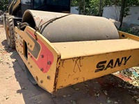 Compacteur vibrant à tambour unique SANY SSR220 d'occasion, 22 tonnes, pour travaux de terrassement routier