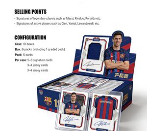 Caja de Cartas Coleccionables Oficiales del FC Barcelona ONE & TWO 2024-25, Incluye Paquete Graduado y Tarjetas de Autógrafos - Product Image 6