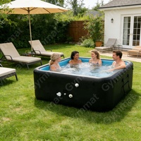 Piscine gonflable grande et profonde à prix de gros, fabriquée en Chine, en matériau Drop Stitch, durable pour une utilisation prolongée en extérieur dans la cour.