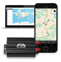 Rastreador GPS Antirrobo con Alarma, Posicionamiento Preciso Tk 103b con Software Espía para Teléfono Celular, Aplicación Web Gratuita, Apagado Remoto del Motor