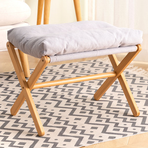 Pouf en <span class=keywords><strong>bambou</strong></span>, <span class=keywords><strong>tabouret</strong></span> pliant, salon, extérieur, portable, multifonction, moderne, simple - Product Image 1