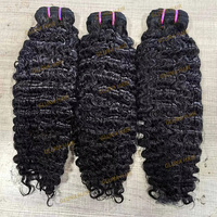 Vente en Gros de Mèches de Cheveux Bouclés Birmans Aligné Cuticule Super Double Drawn, Cheveux Humains Vierges Bruts Bouclés Pixie, Rallonge de Cheveux