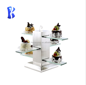 OKEY Catering Display attrezzature per cibo Rack Display Buffet montante per la vendita, in acciaio inox Buffet cibo Stand - Product Image 1