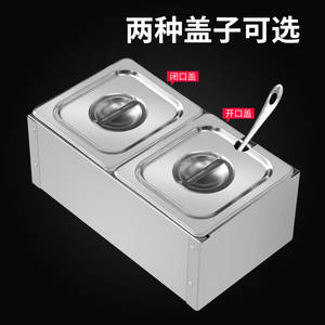 ชั้นวางเครื่องปรุงสแตนเลสทรงสี่เหลี่ยม 6 ช่องสำหรับร้านกาแฟ ร้านชา การจัดเก็บเครื่องปรุงรสแบบเหลวดีไซน์เรียบง่าย - Product Image 2