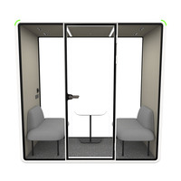 Cabines téléphoniques insonorisées pour bureaux, cabines d'interview, espaces de travail, cabines de maquillage