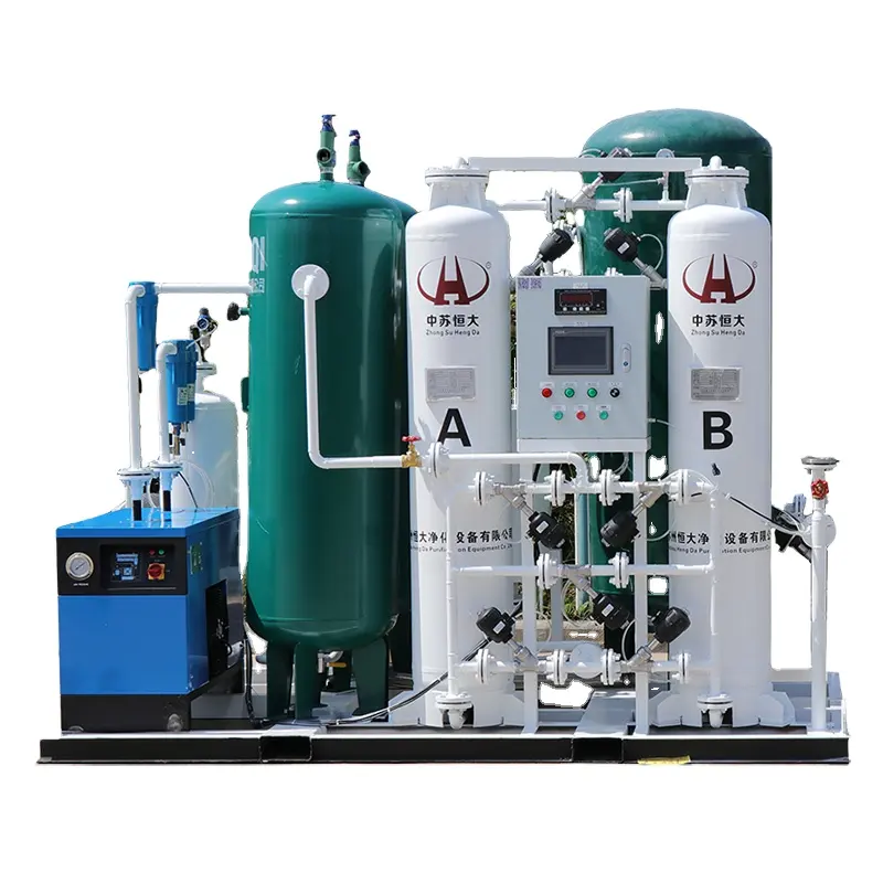 PSA oksijen üretim tesisi oxygene tesisi makinesi endüstriyel oksijen jeneratörü