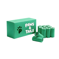 Sacs à déjections canines écologiques, biodégradables et compostables pour les promenades en extérieur