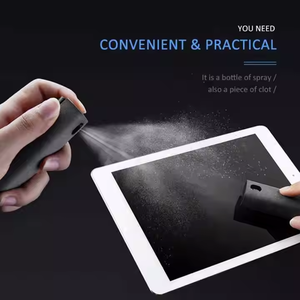 Nouveau Nettoyant <span class=keywords><strong>Portable</strong></span> pour Écrans Tactiles de Tablettes, Ordinateurs Portables, Téléphones, Téléviseurs et <span class=keywords><strong>PC</strong></span> – Vaporisateur et Chiffon Microfibre 2-en-1 - Product Image 3