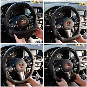 Concevez votre couverture de <span class=keywords><strong>volant</strong></span> en peluche rose avec poignée pour <span class=keywords><strong>Golf</strong></span> 7 Mercede vente en gros - Product Image 4