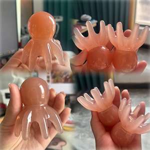 Harz Octopus <span class=keywords><strong>Gua</strong></span> <span class=keywords><strong>Sha</strong></span> Werkzeug Meridian Massage Gesicht Körper Muskel entspannung Stress abbau Schönheit Gesundheit Schmerzen Linderung Beruhigung - Product Image 4