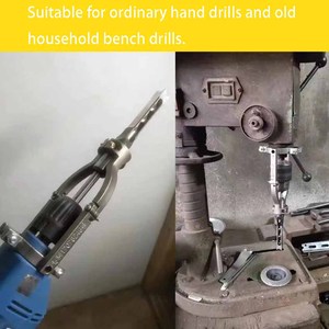Staffa di trapano a foro quadrato per torcia elettrica trapano Tenon mortasa accessori per utensili elettrici - Product Image 4