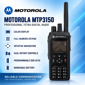 Radio <span class=keywords><strong>TETRA</strong></span> Motorola Serie MTP3150 MTP3250 UHF 380 430 450 470 MHz, Radio de Uso Crítico para Equipos de Bomberos, Rescate, Transporte y Ferrocarriles - Product Image 1