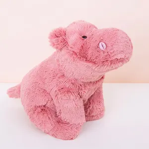 귀여운 만화 핑크 하마 동물 봉제 완구 박제 동물 봉제 완구 어린이를위한 선물