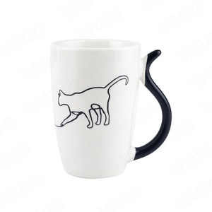 <span class=keywords><strong>Tazas</strong></span> <span class=keywords><strong>de</strong></span> Café con <span class=keywords><strong>Diseño</strong></span> <span class=keywords><strong>de</strong></span> Gato, Taza <span class=keywords><strong>de</strong></span> Cerámica con Asa <span class=keywords><strong>de</strong></span> Cola <span class=keywords><strong>de</strong></span> Gato Negra, <span class=keywords><strong>Diseño</strong></span> Personalizado - Product Image 2