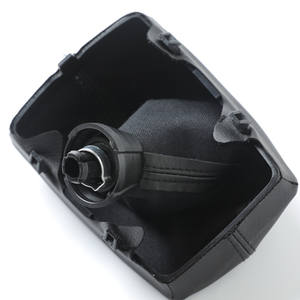 หัวเกียร์รถยนต์ FUXIN หุ้มหนัง สำหรับ Audi A4 สีเงิน เกียร์ธรรมดา 6 สปีด - Product Image 4