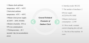 Nhà máy cung cấp trực tiếp bán chạy nhất ngoài trời tháp đồng hồ công cộng vuông - Product Image 3