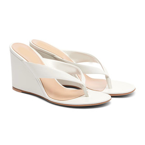 En solde, tongs compensées faites à la main de haute qualité, livraison rapide, sandales à talons hauts pour femmes - Product Image 2