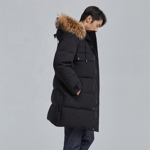 Piumino invernale caldo e spesso <span class=keywords><strong>con</strong></span> giacca a bolle da <span class=keywords><strong>uomo</strong></span> <span class=keywords><strong>con</strong></span> collo in <span class=keywords><strong>pelliccia</strong></span> - Product Image 5