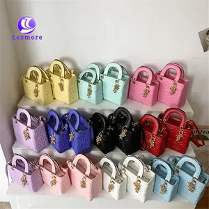 2023 New Fashion Candy Color Handbags Young Lady Luxury Bags Design Purses Simple Handbags For Women