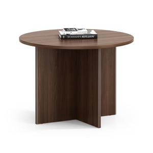 Mesa de Conferencia Moderna, Convertible, Modular, Redonda, de Paneles de Madera, para 2-6 Personas - Juego de Mesa de Café para Uso en Villas - Product Image 1