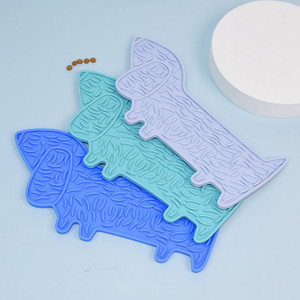 Alfombrilla de Silicona Antideslizante para Mascotas, Alfombrilla para Lamer para Perros y Gatos, Alfombrilla Rectangular Lavable a Mano de Grado Alimenticio - Product Image 1