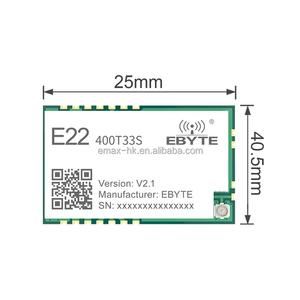 Lora mô-đun <span class=keywords><strong>RF</strong></span> không dây mô-đun nối tiếp E22 SMD truyền Modem 230MHz 400MHz 900MHz rssi dài khoảng cách E22-400T33E 400t33d - Product Image 2