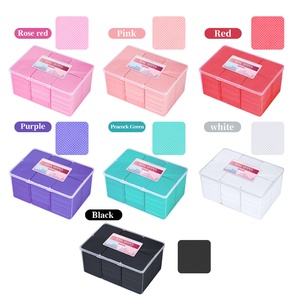 1080 Pcs Lint-Free Nail Polish Remover Wipe <b>Pink</b> Cotton Pad Manicure Gel Cleaning <b>Tool</b> Wholesale Salon Supplies Bulk - Product Image 1