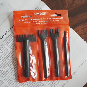 OWDEN 1-2-4-8 Jeu <span class=keywords><strong>de</strong></span> poinçons professionnels en cuir à trous diamantés pour maroquinerie, <span class=keywords><strong>couture</strong></span> directe en usine, bricolage OEM - Product Image 2